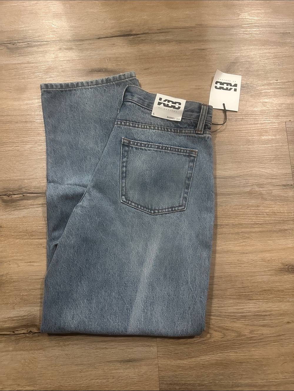 KBB barrel leg denim